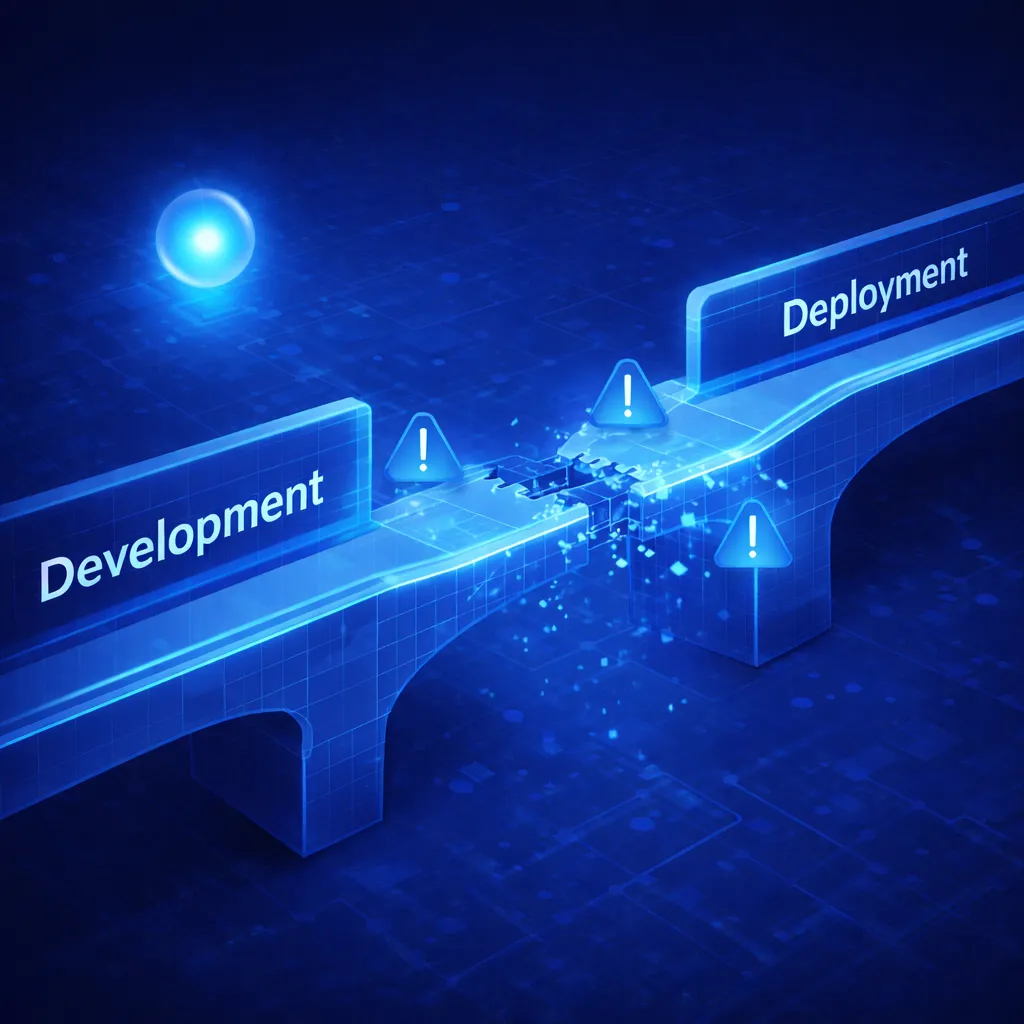 Broken blue bridge: Development to Deployment