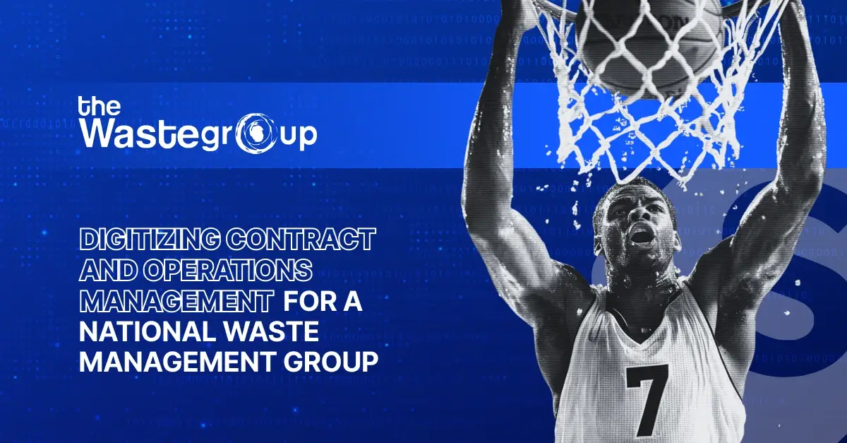 A contracts and operations management platform for The Waste Group, delivered by Scrums.com